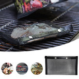 Outdoor Barbecue BBQ Non-stick Mesh Grillen Bag Mat Weerstand Camping Picknick op hoge temperatuur