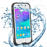 ELEGIANT for Samsung S6 防水ケース 透明なタッチスクリーン ショックプルーフ フルカバー保護ケース
