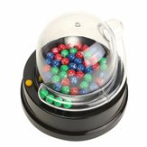 Electric número afortunado escolher mini máquina de loteria jogos de bingo agitar sorte bola