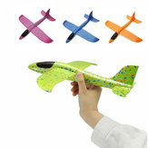 4PCS Avião de Lançamento Manual de Mão Tamanho Grande de 35cm Avião Planador de Espuma Inercial Faça Você Mesmo Brinquedo