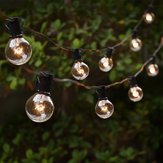 ARILUX® 25-футовый струнный свет HoliDay с G40 E12 Globe Clear Bulb для заднего двора Рождественский декор