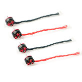 Eachine SE0802 0802 19000KV 1S Brushless Motor w/ 60mm Wire 2 CW & 2 CCW for Toothpick Whoop DIY CRAZYBEE F3 F4 Flight Controller Compatible Vwhoop90