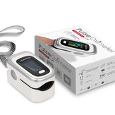 Портативный оксиметр пульса крови OLED Fingertip SpO2 с мониторированием сердечного ритма, дыхательной частоты и сна