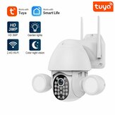 Bakeey 1080P Full HD 3MP Tuya Security Camera Wireless WiFi Infrared Night Vision Motion PTZ Outdoor Floodlight Camera Work With Tuya Smart Life APP
