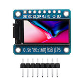Tela TFT LCD colorida IPS HD de 0,96 polegadas e 7 pinos Geekcreit, módulo SPI ST7735