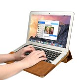 JISON CASE  Multifunctional Leather Bag Kickstand Case For Macbook Air 13.3 Inch