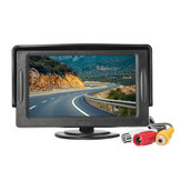 4,3 hüvelykes TFT LCD HD digitális monitor színes képernyő autó hátulról tolatókamerához