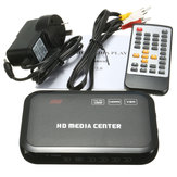 Voll HD 1080P HD VGA-Media-Video-Player RM RMVB MKV mit Fernbedienung schwarz
