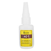 BAIHERE 401 High Strength Quick Drying Low Bloom Plastic Instant Adhesive Glue DIY Crafts 20g