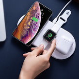 Baseus 3 in 1 Ladestation Wireless Charger Für iPhone X XS MAX XR 8 für Airpods 2019 Apple Watch 4 3 2