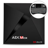 US A5X MAX MID RK3328 4GB RAM 32GB ROM Android 7.1 USB 3.0 TV Коробка с I8 White Airmouse с подсветкой