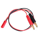 Cable de 30 cm 22AWG 4mm Bullet Banana Plug a JST Plug B6 para batería de 1S Lipo