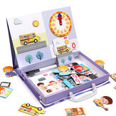 Letter Puzzles Educational Time Management Games Educational Toys Puzzles Teaching Aids Puzzle Toy for Kids