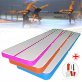 118.11x19.69x3.94 Inch PVC Airtrack Gymnastics Mat Inflatable Gym Mat Yoga Fitness Training Pads + Repair Kits