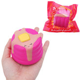 Aranyos torta Squishy 8 CM Lassan növekvő csomagolással Gyűjtemény ajándékként Puha játék