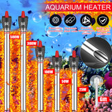 25W-500W Aquarium Submersible Tank Fish Heater Stainless Steel Heating Rod Water Thermostat