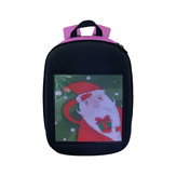 Dynamischer Rucksack mit LED-Bildschirm, Werbung beim Gehen in der Stadt, DIY-Rucksack, Werbung beim Gehen, Schulsachen