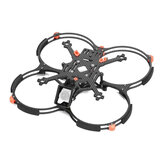 GoFLY Aikon Geek 35CF Kit de cadre de 3.5 pouces pour drone de performance Whoop pour DIY Sub250 RC Drone FPV Racing