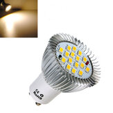 Spot à LED blanc chaud 8X GU10 6,4W 16 SMD 5630 185-265V