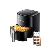 Proscenic T22 1500W 220V 5L Air Fryer Alexa and Google Assistant Voice Control APP Control 7X Air Circulation 100 Recipes 13 in 1 Cooking Functions Hot Oven Cooker Low Noise Non-stick