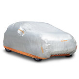 Cubierta de coche Audew de tela Oxford 210D M/L/XL impermeable para protección contra todas las condiciones climáticas con correas ajustables y tiras reflectantes