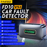 FNIRSI FD10 Araba OBD2 Tarayıcı Kod Okuyucu Hata Temizleme OBD Tanılama Aracı IOS Android BluetoothV5.1 Motor Kontrol Lambası Araba Tamiri