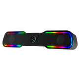 BlitzWolf® BW-GS1 Computer Game Speaker with 2.0 Channel System bluetooth RGB Light Stylish Design Touch Control and USB & 3.5mm Audio Plug