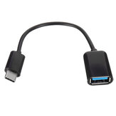 16.5 cm Type C Erkek USB 2.0 A Dişi OTG Veri Kablosu Kablosu Adaptörü 