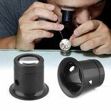 10X Monocular Glass Magnifier Watch Jewelry Repair Tools Loupe Lens Black DIY Jewelry Tool