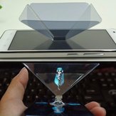 iPhone 6 / 6S Plus iPhone 6 / 6S akıllı telefonlar için Holografik Ekran Standı 3D Projektör