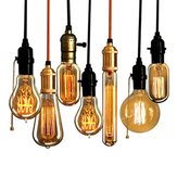 Lampadina Edison retrò vintage da 40W E27 110V 220V lampada a incandescenza industriale a filamento
