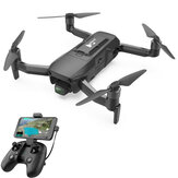Hubsan SiyahHawk1 GPS 9KM FPV 4G desteği ile 4K 30fps HD Kamera 3 eksenli Gimbal 37 dakika Uçuş Süresi Katlanabilir RC Drone Quadcopter RTF 2 Batarya Kombosu