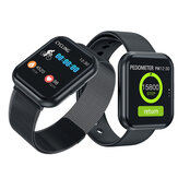 Bakeey T88 1,3-inch volledig touchscreen 24-uurs Dymanische hartslag Bloeddruk Weer Push Smart Watch