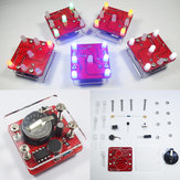3Pcs Geekcreit® DIY Shaking Red LED Dice Kit With Small Vibration Motor