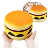 Sevimli Yaratıcı Sıkılabilir Peynir Burger Büyük Dev Hamburger 22CM Ekmek Jumbo Hediye Yumuşak Oyuncak