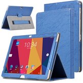 PU Leather Case Folding Stand Cover For 10.1 inch ALLDOCUBE Cube Free Young X7 Tablet Blue