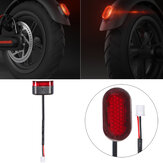 BIKIGHT M365 Luz de freno de scooter eléctrico con freno de luz de freno de línea Lámpara Bicicleta Bicicleta Ciclismo Moto 