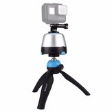 PULUZ PU362 Mini Tripod Zaman Aşımı 360 Derece Döndürme Panoraması Tripod Baş Uzakdan Kumanda, Kamera için