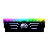 1 Parça 3Pin RAM RGB Bellek Yelek LED 256 Renkler Işık Etkisi Alüminyum Soğutucu Isı Emici Soğutma DIY PC Oyunu Için DDR3 DDR4