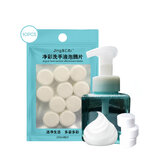 10 Stück Brausetabletten Set Händedesinfektionsmittel für blasenfreien Waschschaum Händedesinfektionsmittel Seifenspender