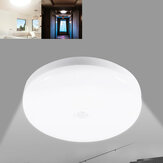 Luz de teto LED com sensor de movimento inteligente de 12W 18W Não regulável Luminária de casa AC220V