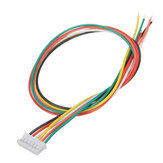 Excellway® 10個のミニマイクロJST 2.0 PH 6ピンコネクタプラグと30cmワイヤーケーブル