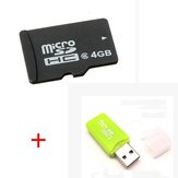 Cartão Micro Sd de 4GB com leitor de cartão para câmera RC FPV Quadricóptero