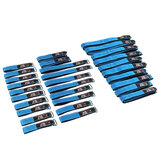 RJX 2 stuks 20X200/210/220/225/230/250/300/350/400/500/600/700/800/900/1000m Zink legering naadloze gesp batterijriem