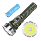 Linterna Astrolux® FT06 2850LM 1019M de alto brillo y largo alcance con batería 21700 de 4500mAh, atenuación continua, fuerte luz, linterna LED de búsqueda para acampar y herramientas de supervivencia al aire libre