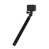 TELESIN Asta per selfie in fibra di carbonio da 1,16 m con treppiede e asta telescopica da 250 mm a 1160 mm con foro di montaggio da 1/4 per telecamere Gopro Insta360