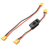 Axial XT60 Plug On Off Switch Connector with Extend Wire Cable For RC Lipo Battery