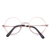 Retro Round Frame Metal Anti-blue Radiation Glasses Ultralight Fashion Circle Glasses