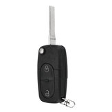 Araba 2 Düğme Uzakdan Kumanda Filp Anahtar Değiştirme Kılıf VW MK4 Golf Bora Passat Fob için