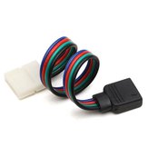 10mm 4pin RGB Nr Solde Vrouwelijke Kabel Connector PCB Board Voor 3528 5050 Strip Light